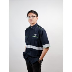  Black Corporate Collar Shirt   