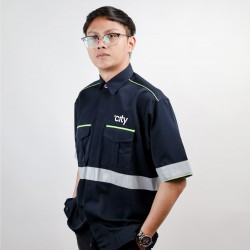  Black Corporate Collar Shirt   