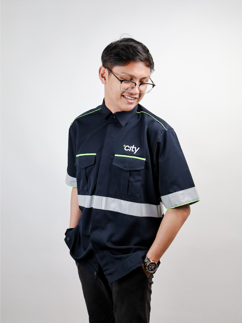 Black Corporate Collar Shirt Black Corporate Collar Shirt