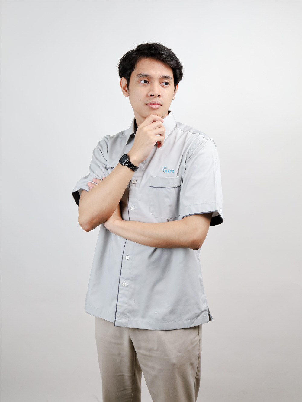 Light Grey Corporate Collar Shirt Light Grey Corporate Collar Shirt