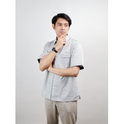 Light Grey Corporate Collar Shirt   