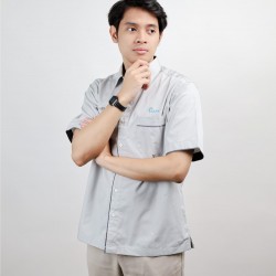 Light Grey Corporate Collar Shirt   
