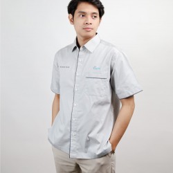 Light Grey Corporate Collar Shirt   