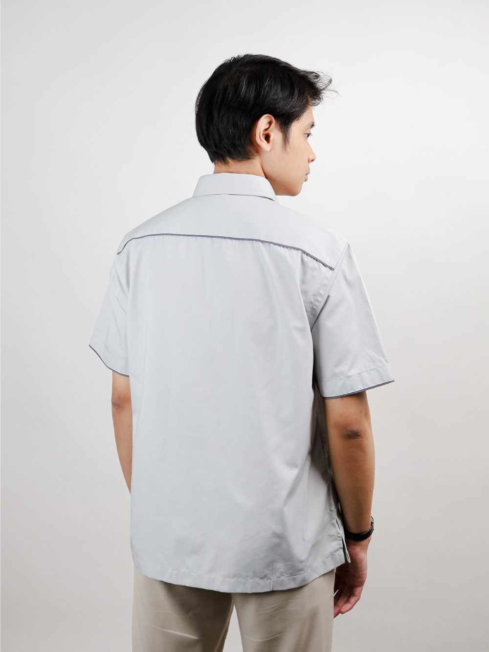 Light Grey Corporate Collar Shirt Light Grey Corporate Collar Shirt